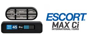 Radar detector ESCORT MAX CI INTL - 2018 Model with MRCD/MRCT detection provides complete drivers protection