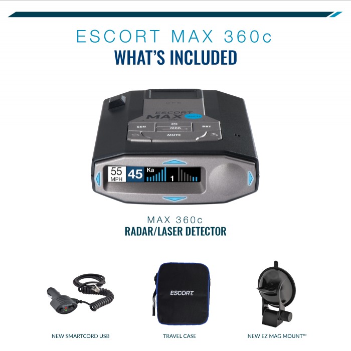 Escort MAX 360c International - Escort newest 360 degrees premium detector.
