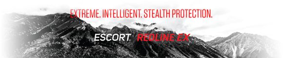 Radar detector Escort RedLine EX International - new successor of the RedLine Intl. Bigger, Better with GPS Database...